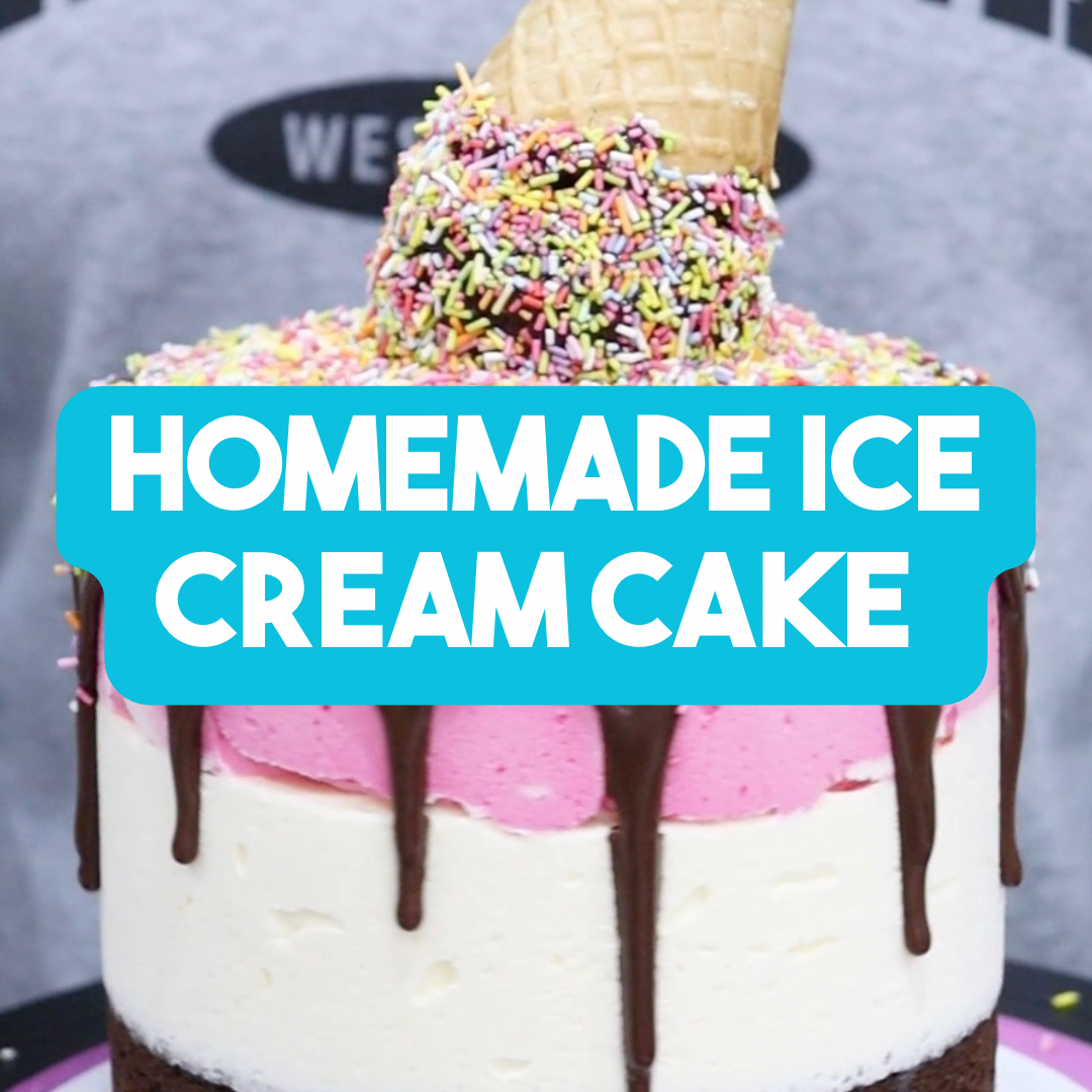 Homemade Ice Cream Cake