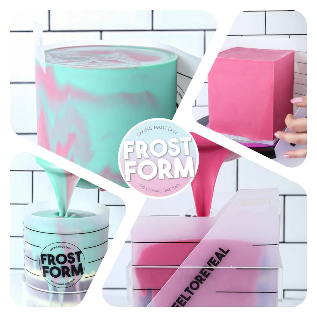 Frost Form- Stencil Liner & Former Base - 6 Round - Tools & Equipment from  Cake Craft Company UK
