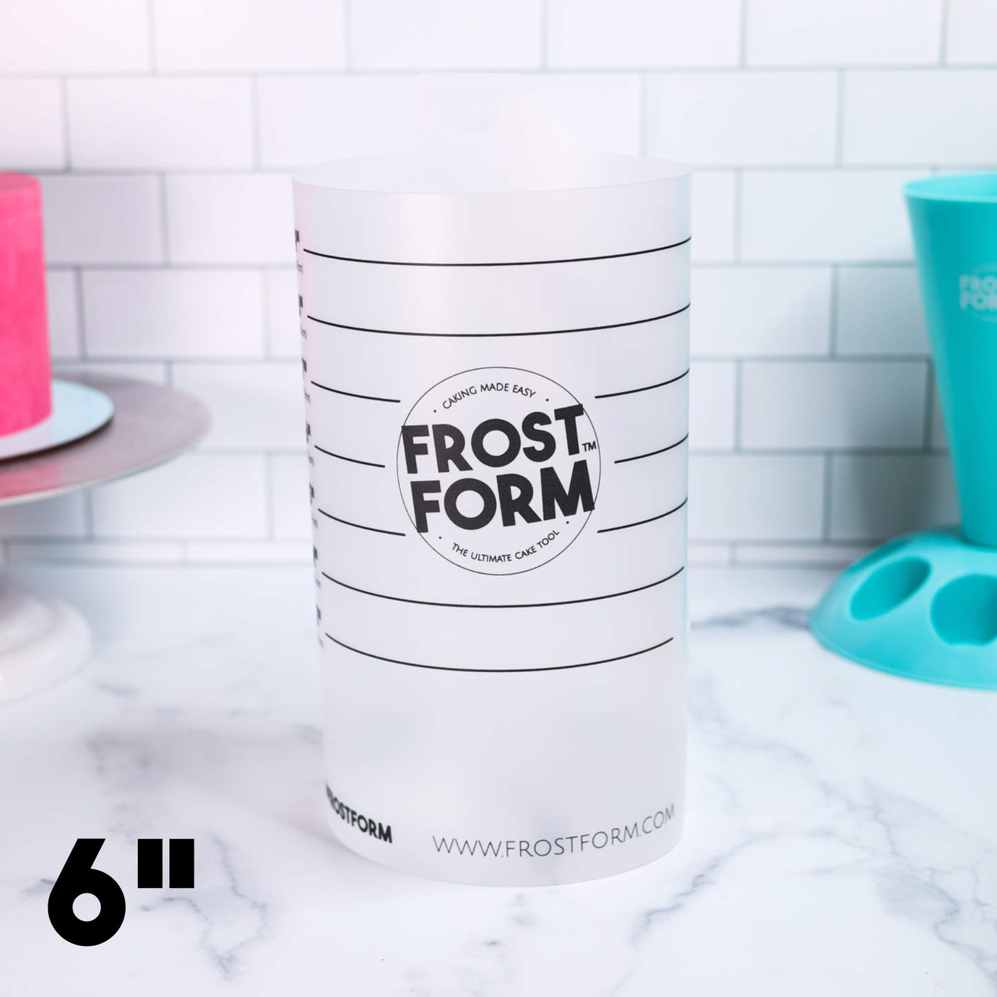 Frost form FULL process! Have you tried this incredible cake tool yet?