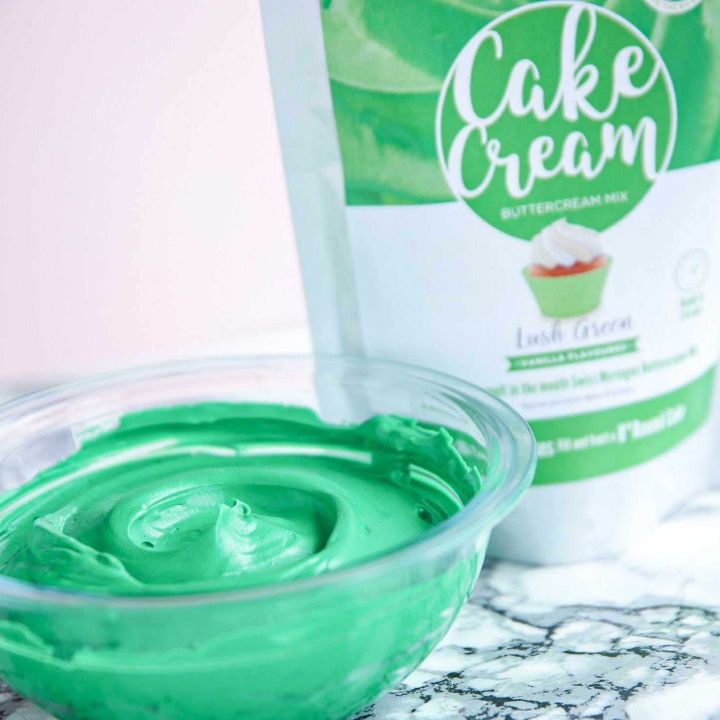 Cake Cream - Lush Green - Vanilla