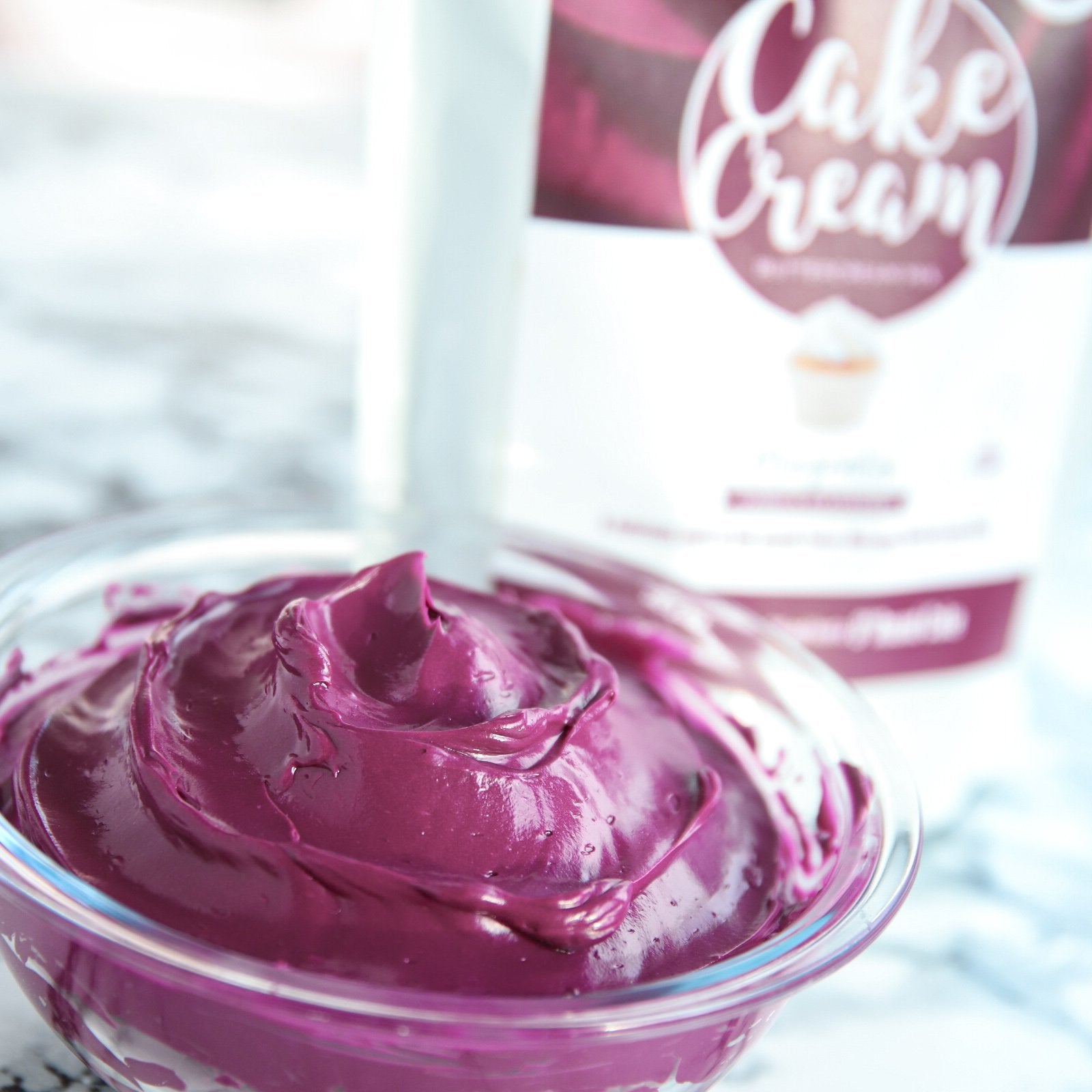 Cake Cream - Magenta - Vanilla - 400g